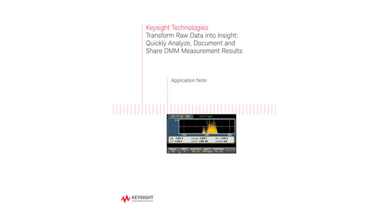 Quickly Analyze, Document and Share DMM Results